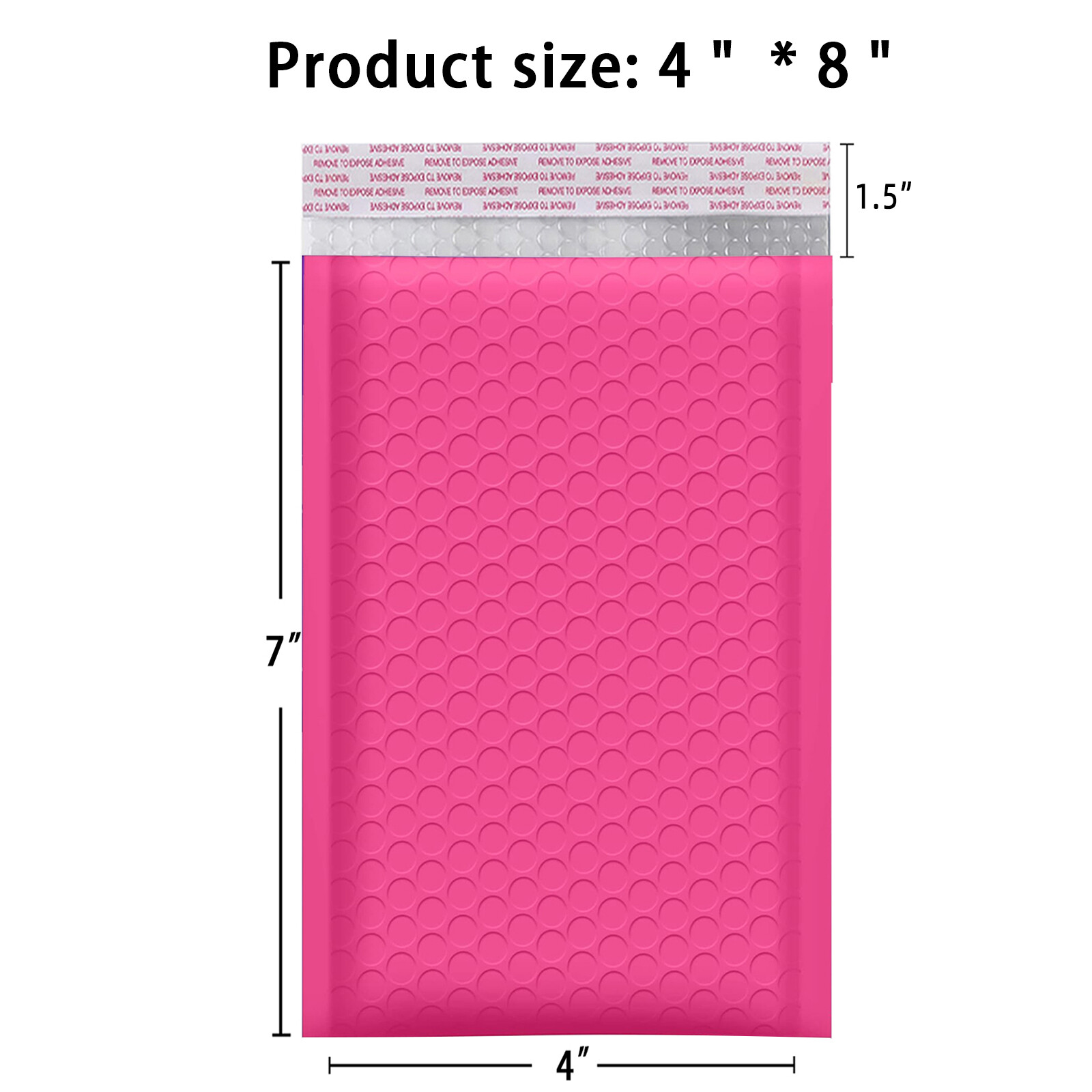 4×8（4×7） Poly Bubble Mailers Shipping Mailing Padded Bags Envelopes Self Seal