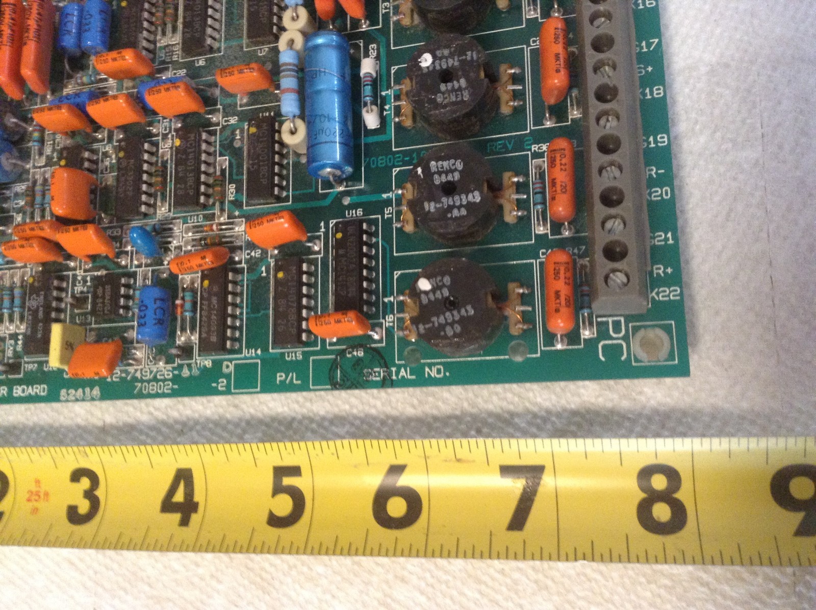 Emerson 12-749726-11 Phase Control Board 70802-10-3