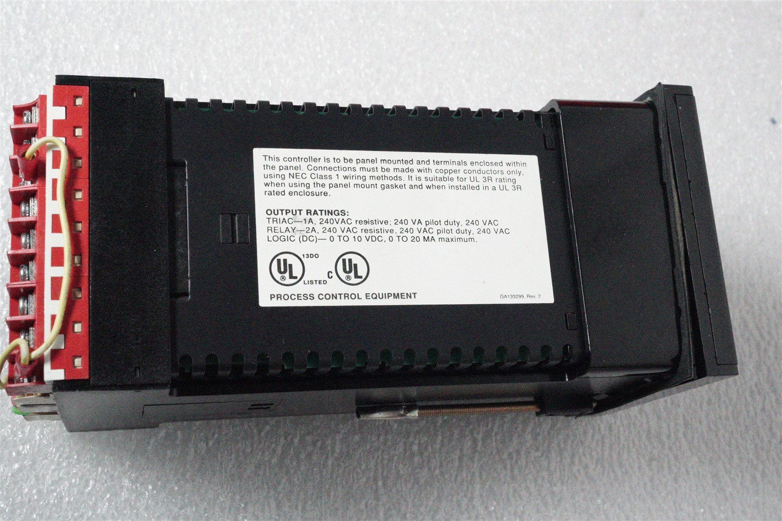Eurotherm 818S/TC/RLGC/M1V5/NONE/X1V5/NONE/NONE/SN/12/0.0/600.0/C/LR/AM/D/IN/S/P