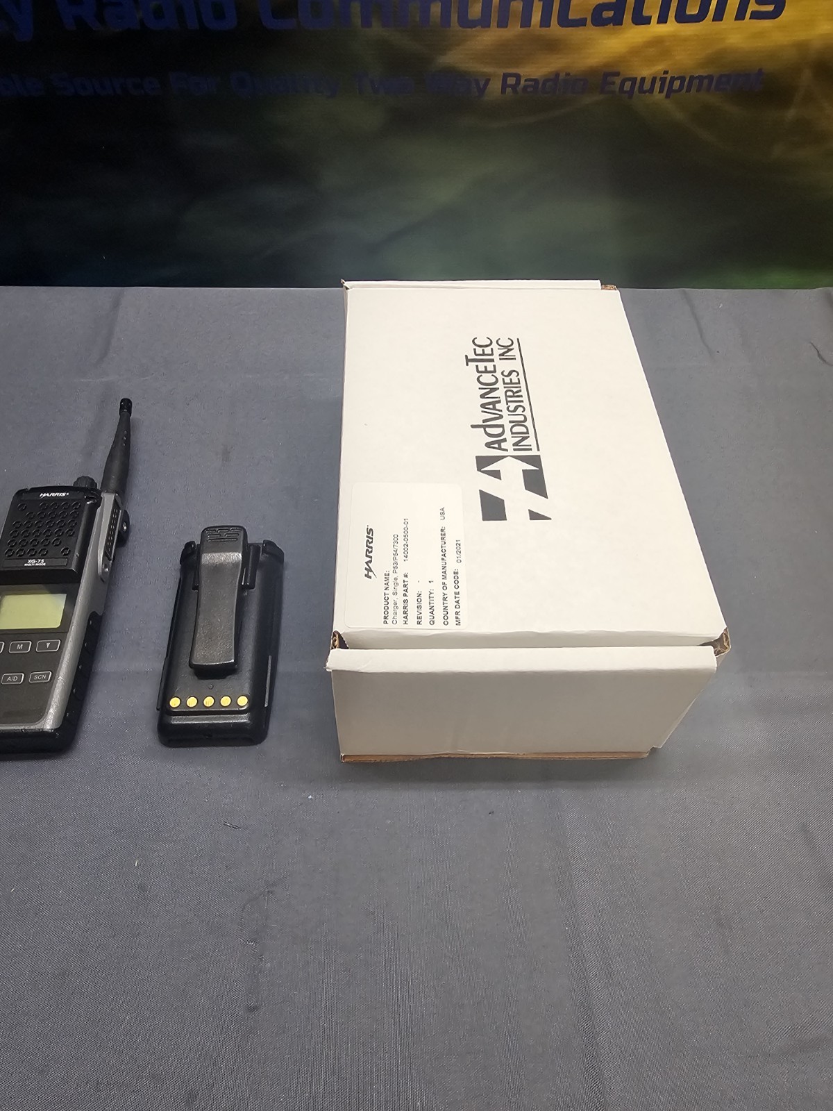 Harris XG-75 EVXG-PB78B Phase II 2 TDMA P25 Trunking 800 MHz Two Way Radio