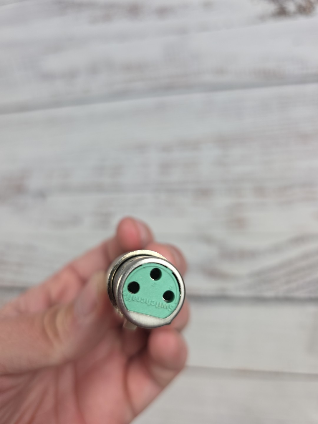 1pcs – Switchcraft A3F 3-Pin XLR Silver Pins Female Plug – Connector Made in USA