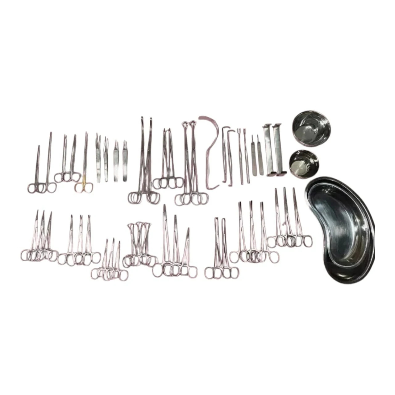 Surgical Instruments Set of 50Pcs General Surgery Basic Laparotomy.