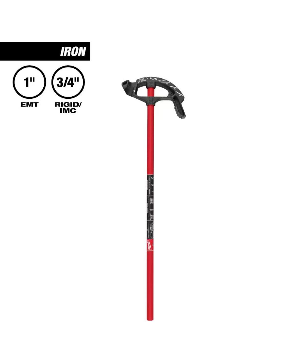 Milwaukee 48-22-4082 1-Inch EMT Iron Conduit Bender, Heavy Duty Iron Shoe