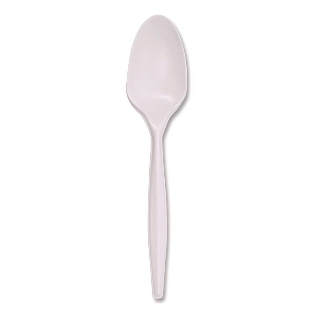 Boardwalk SPOONPPMW Polypropylene Plastic Spoon Cutlery – White (1000/CT) New