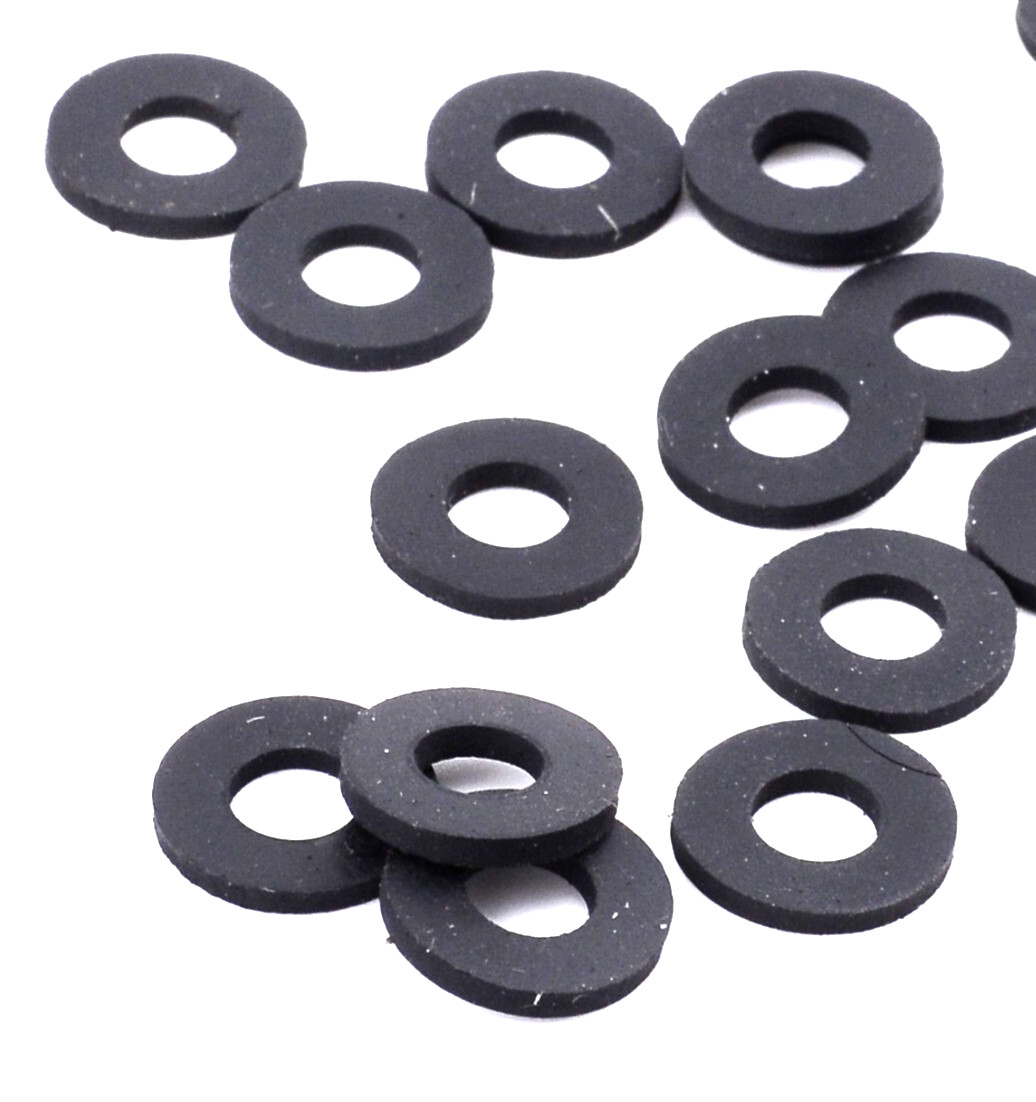 6mm ID x 13mm OD x 1.6mm EPDM Rubber Flat Sealing Washers Industrial MRO