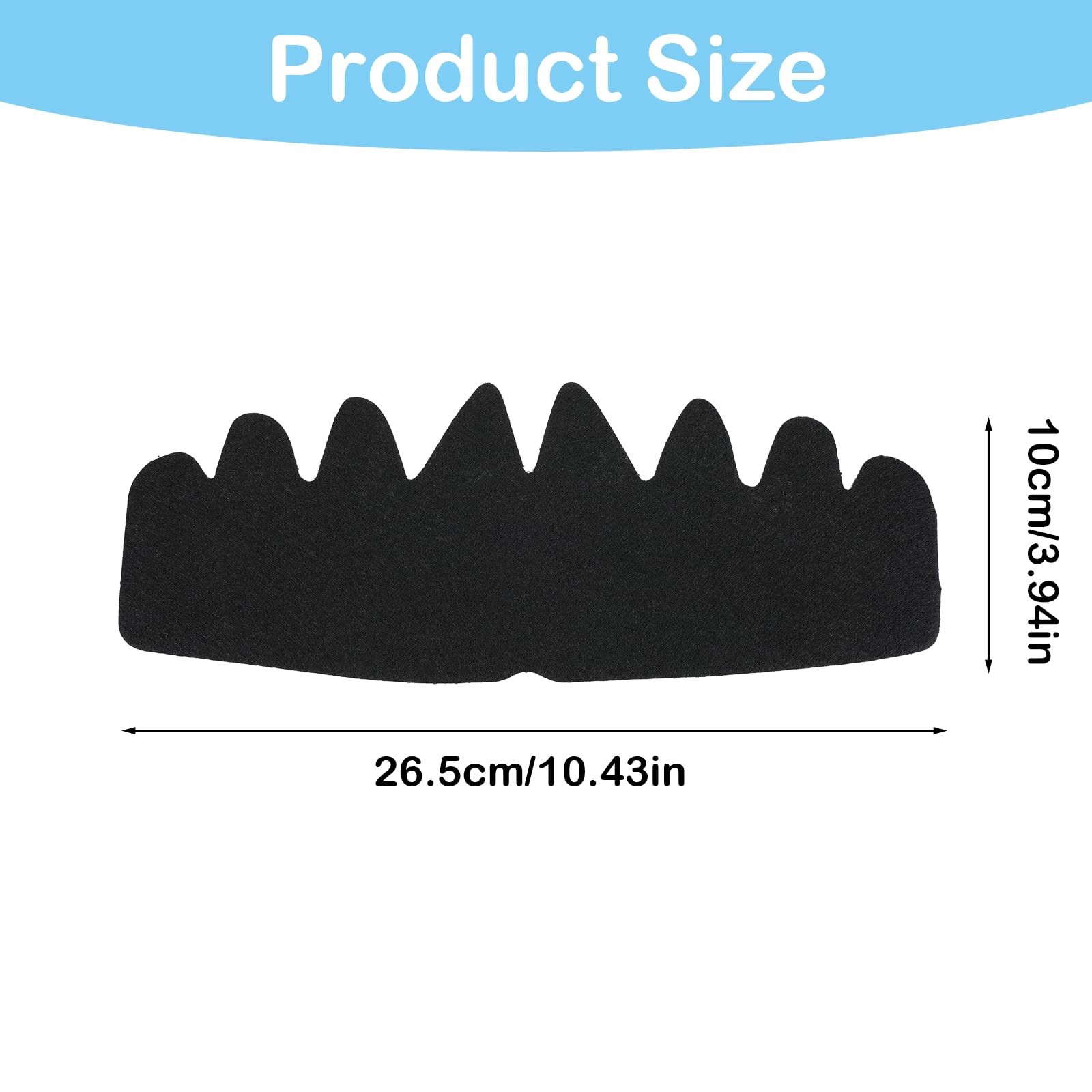 6 Pcs Hat Sweat Liner Hat Sweat Protector No Sweat Hat Liner Baseball Caps Inser