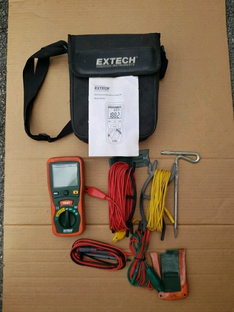 Extech Instruments 382252 Earth Ground Resistance Tester Kit Not Working