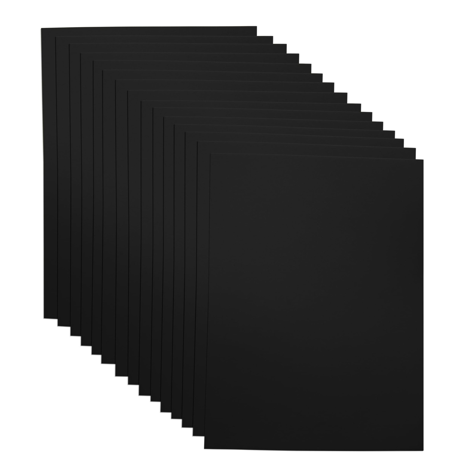 Black EVA Foam Sheets for Crafts, 15 Pack, 9 x 12 Inch, 2mm Thickness – Id