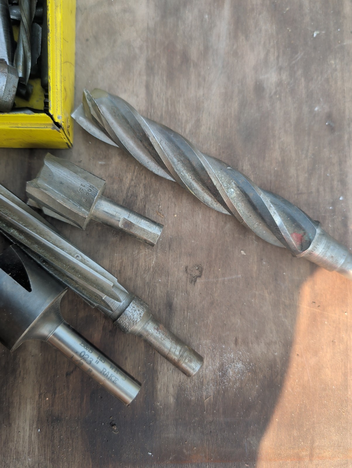 Mulling Machine End Mill Lot with New Bits Included Made In USA