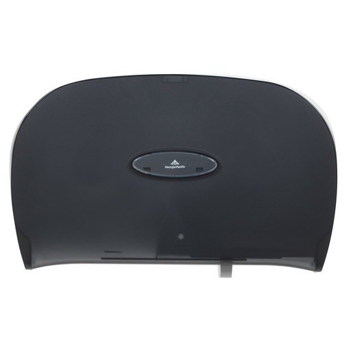 Georgia Pacific 2-Roll 9″ Jumbo Bath Tissue Toilet Paper Dispenser 59209 Gray