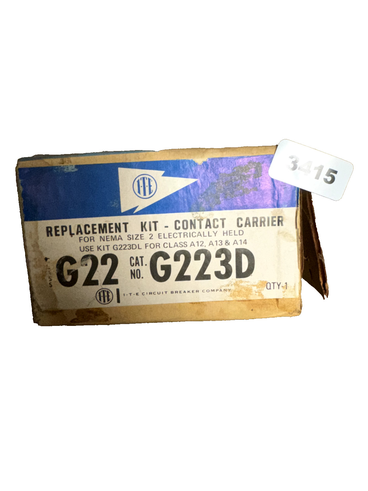 GOULD G223D Size 2, G22 Electrically Held Contact Carrier Replacement Kit