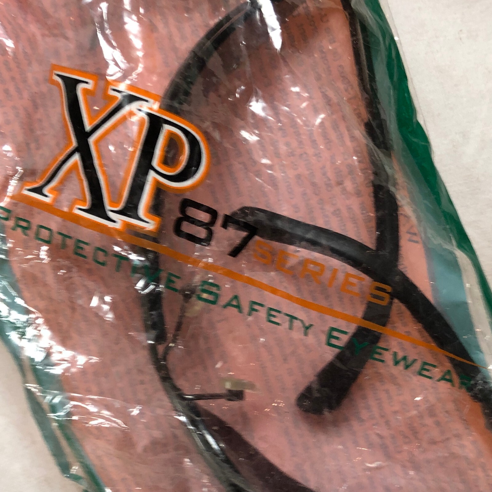 1 pair ORR SAFETY GLASSES XP87 SERIES PROTECTIVE EYEWEAR Dark LENS sealed