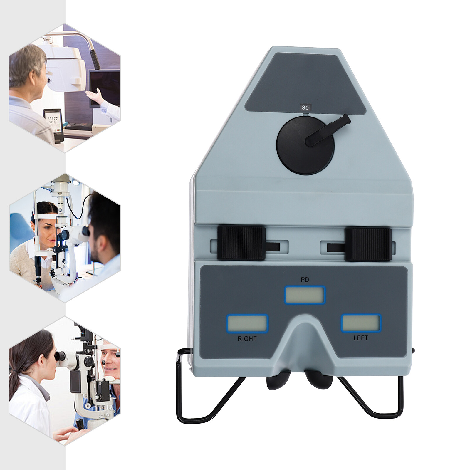 Optical Digital Pupilometer with LCD Display for Precise Pupillary Distance