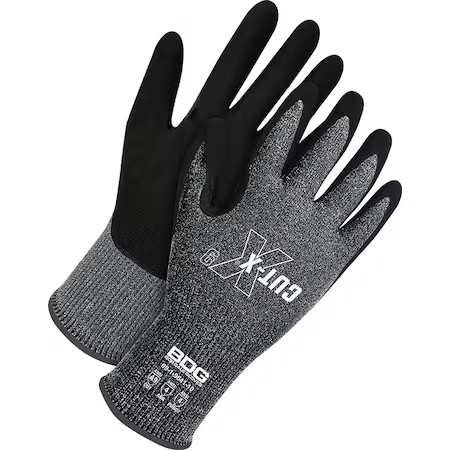 Bdg Cut-Resistant Coated Gloves, Cut Level A9 ,Not Applicable ,Sandy ,3XL 1 PR
