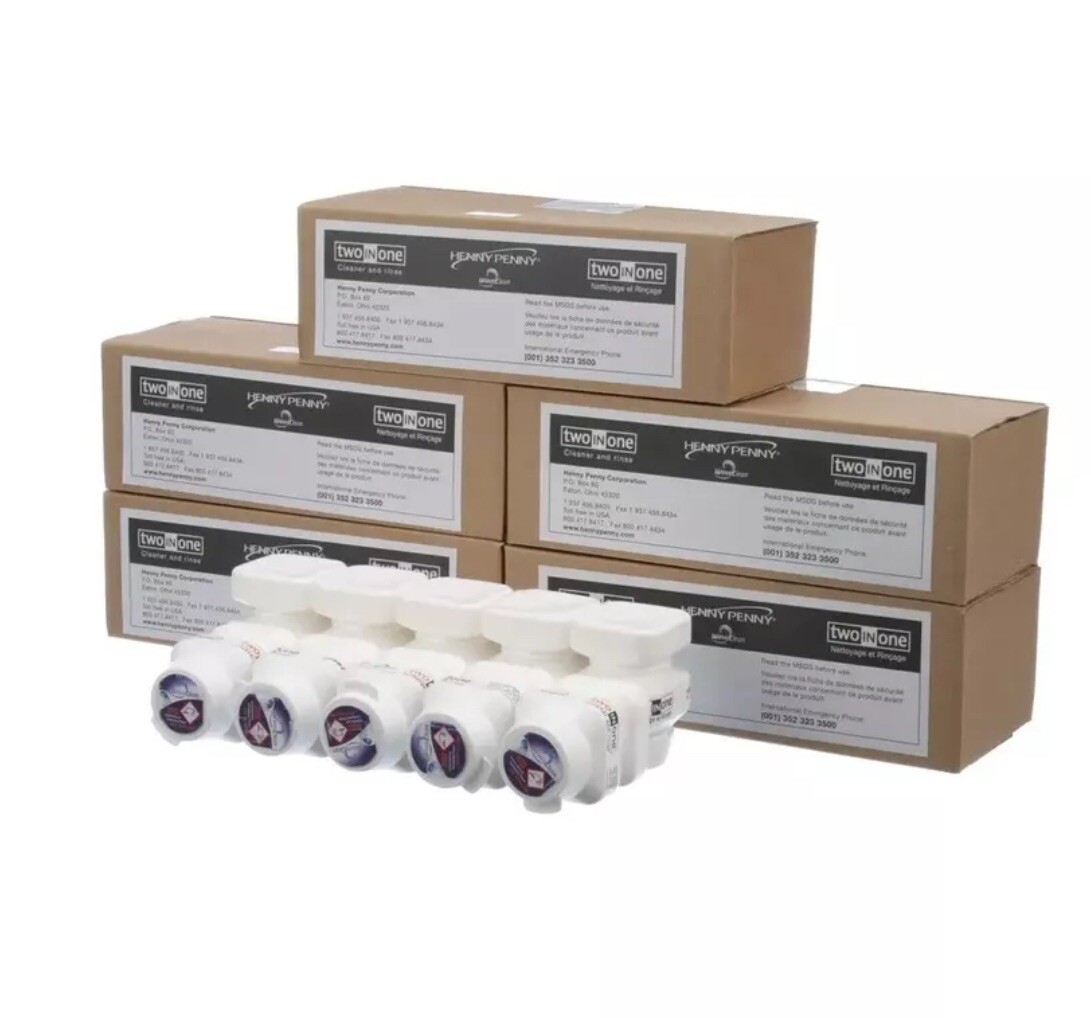 BULK Pack of 60 Henny Penny Combi Cleanrinse 2 in 1 Cartridge MM10012976 NEW