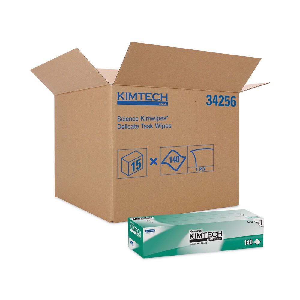 Kimtech 34256CT 14.7″ x 16.6″ Delicate Task Wipers – Unscented Wht (15/Ct) New