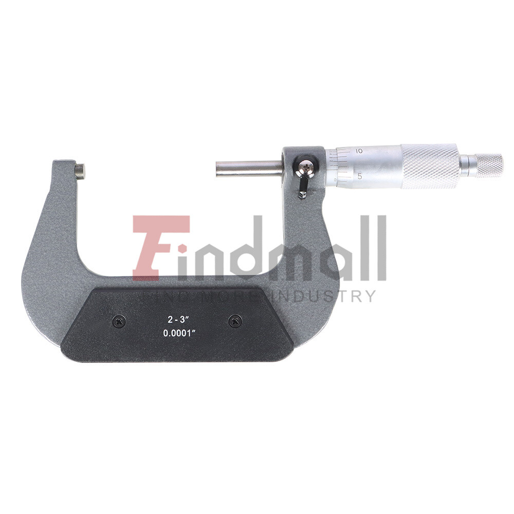 2-3″ Precision outside micrometer 0.0001″ carbide tipped, standard New