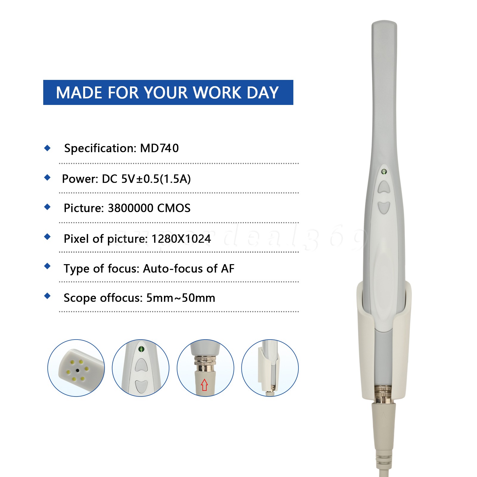 NSK Style Dental Slow Low Speed Contra Angle Handpiece Push Button E-type CE
