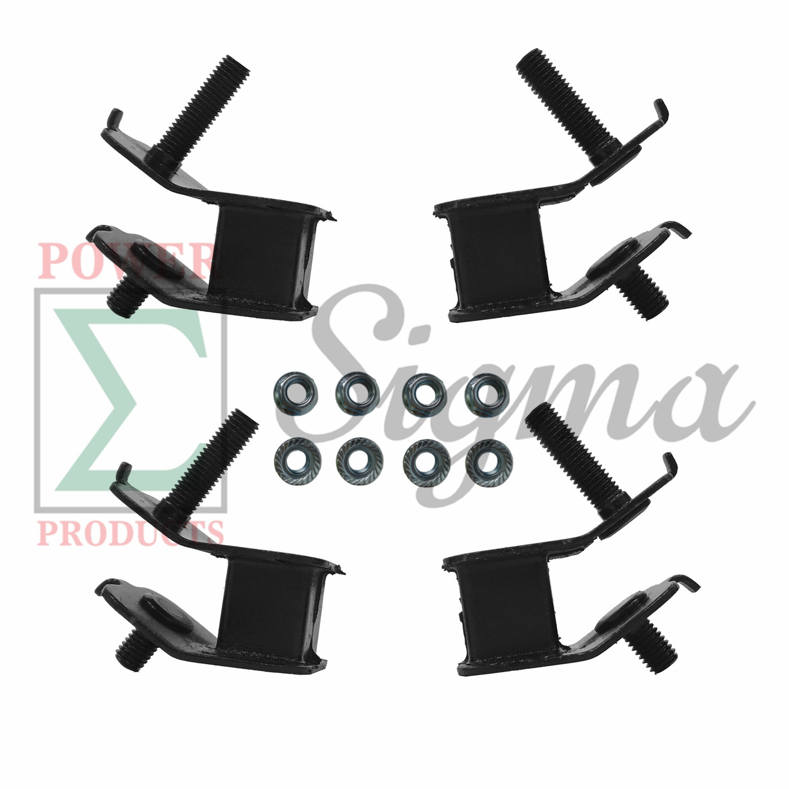 Set of 4 Generator Anti Vibration Mounts For PowerHorse 212CC 2500W 3100W 4000W