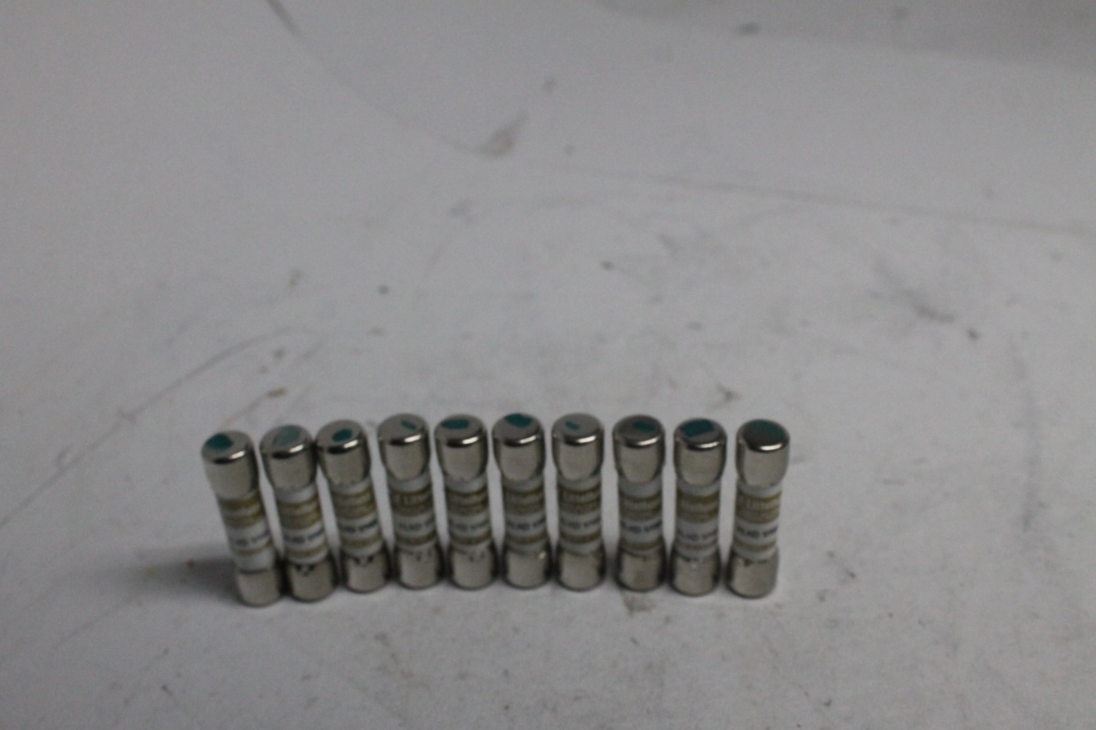 Lot of 10 Littelfuse KLKD-1/10 KLKD 1/10A 0.1A 600V Fast-Acting Fuse