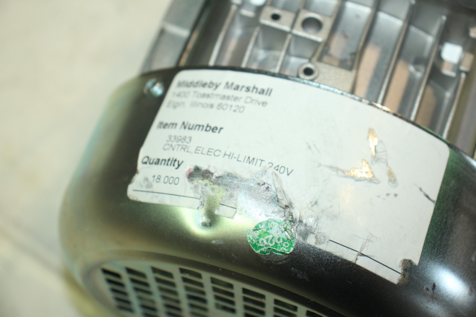 Nidec Motor 51FC320030 2HP 000187