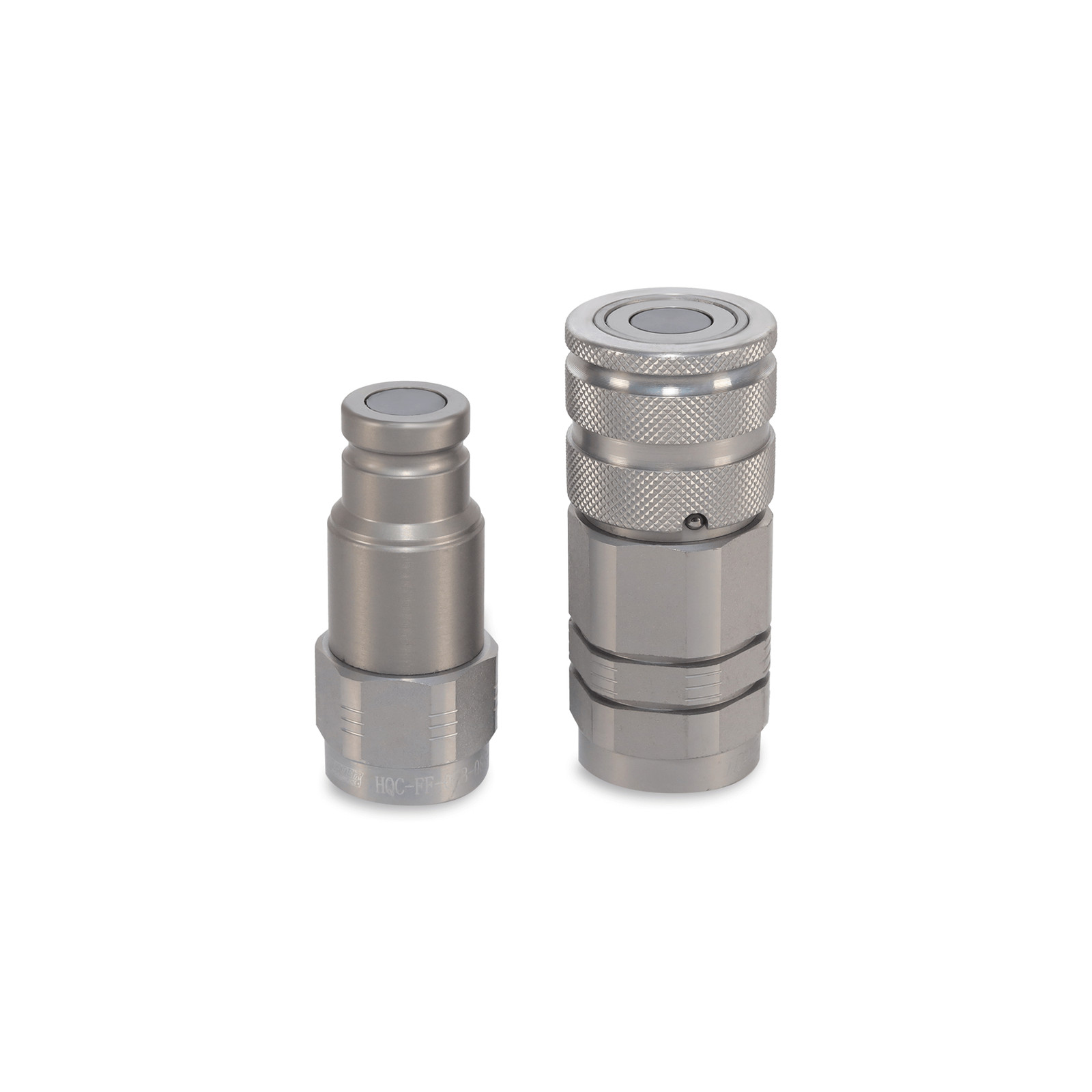 3/8″ Flat Face Hydraulic Quick Couplers Set – 1/2″ SAE Thread