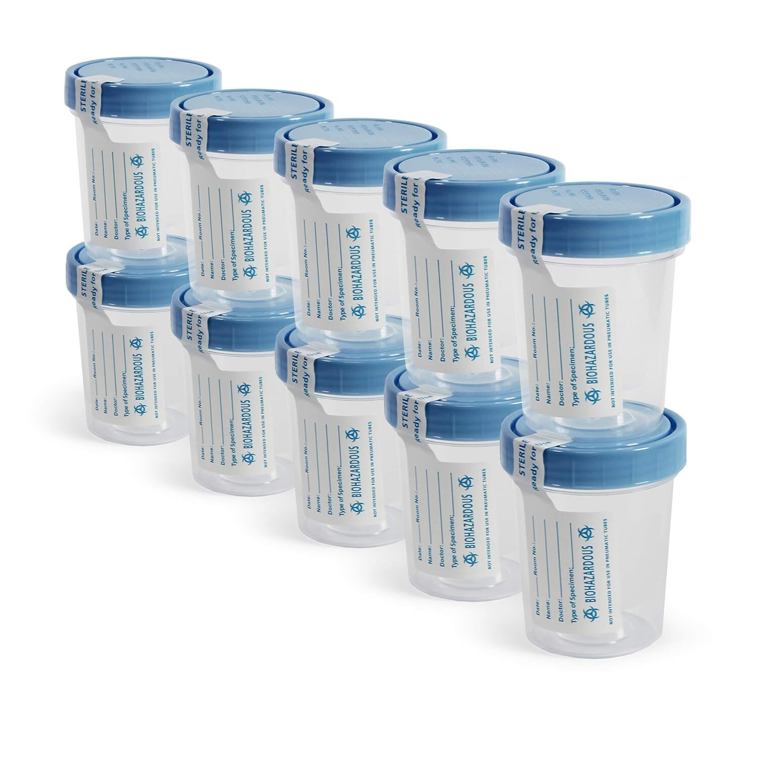 Medpride Disposable Specimen Cups| High-Grade Silicone, Sterile,…