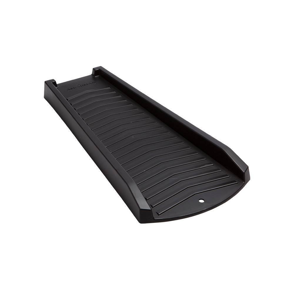 Amerimax 2 in. H X 11 in. W X 24 in. L Black Vinyl Splash Block