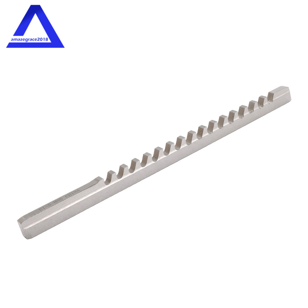 High Speed Steel 5mm B Push Type Metric Size Keyway Broach & Shim Cutting Tool
