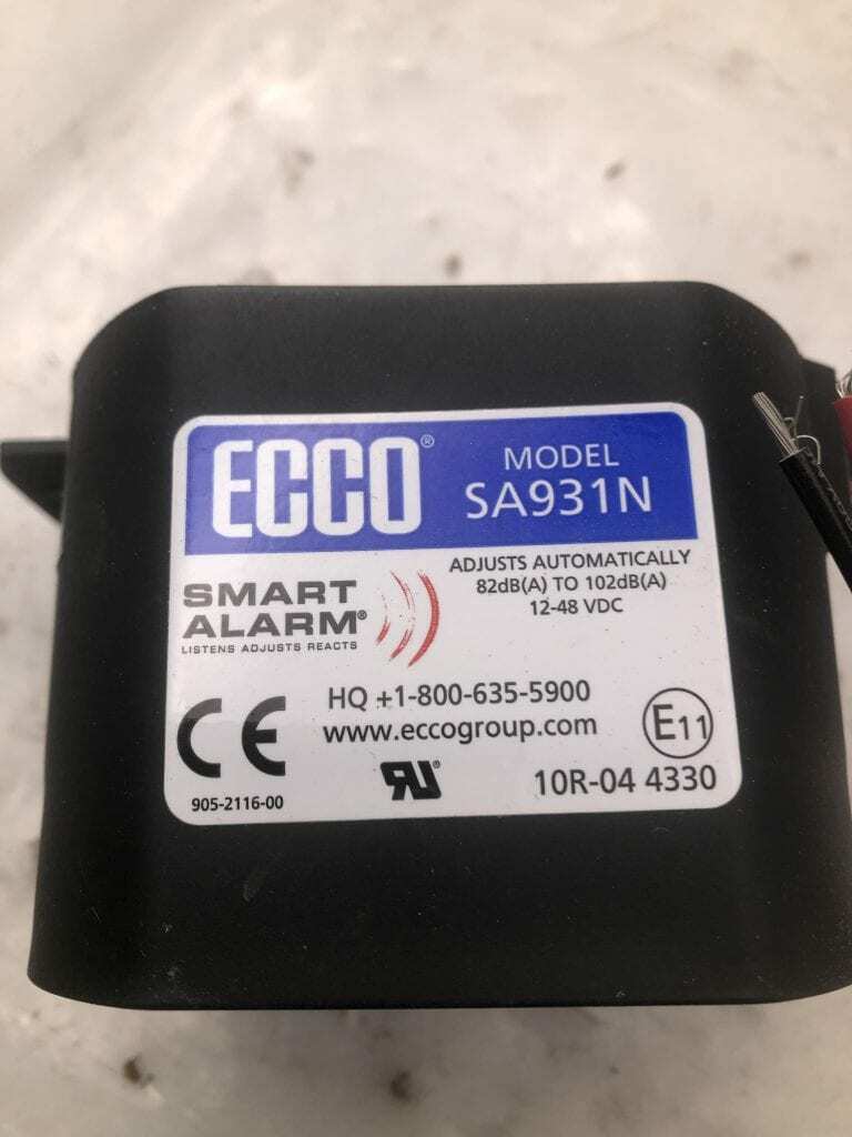ECCO SA931N Smart Alarm Back Up Alarm 12-48VDC -NIB