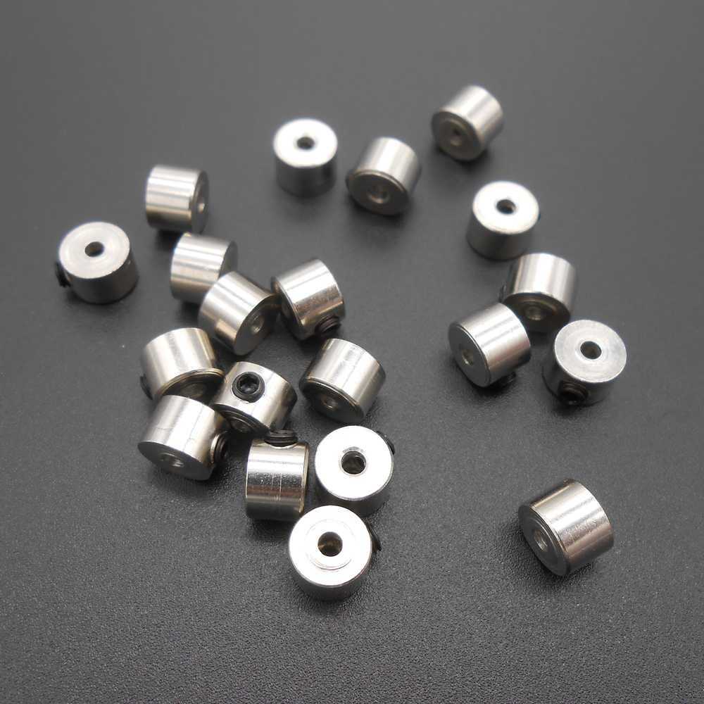 100X 2.05mm Metal Bushing Axle Stainless Shaft Sleeve Clamp Fixture Chuck 2MM M2