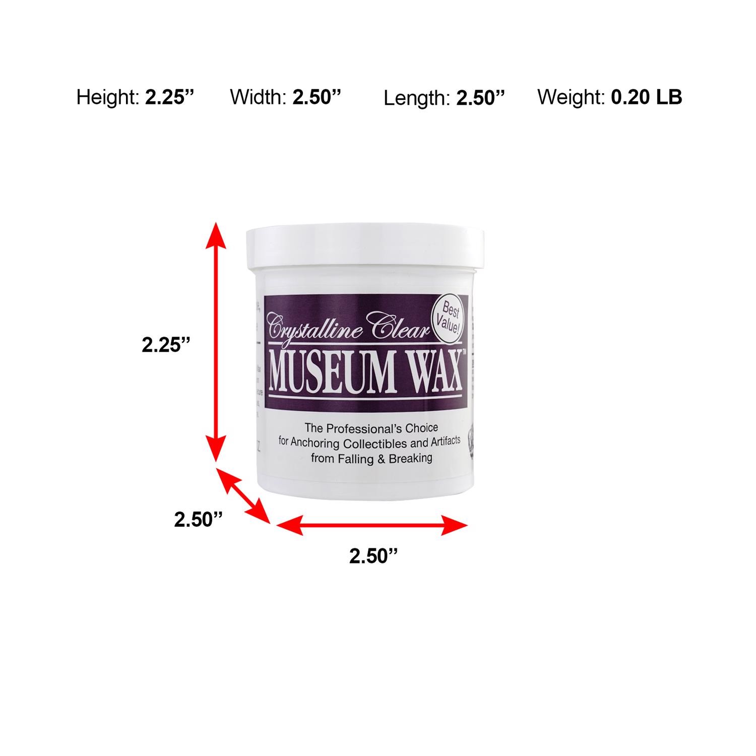 Quake Hold 66111 2 lbs. Clear Museum Wax 2.3 L x 2.05 H x 2.3 W in. (Pack of 4)
