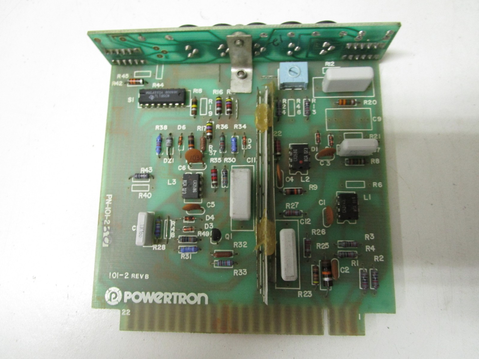 POWERTRON 101-230 PC CIRCUIT BOARD – USED – FREE SHIPPING