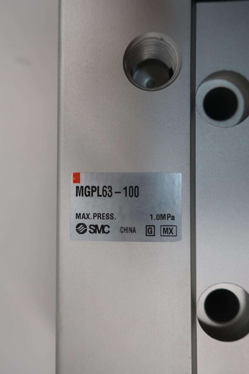 Smc MGPL63-100 63mm 1/4in 1mpa 100mm Guided Slide Cylinder