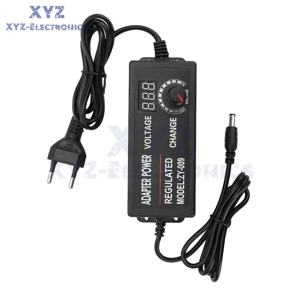 AC100-240V to DC3-24V 3A 5A Adjustable Voltage Power Adapter Switch Power Supply