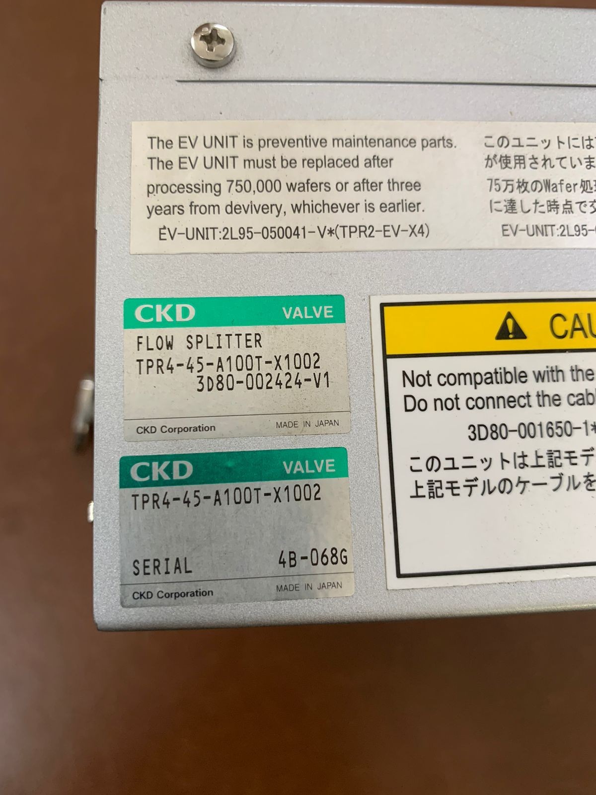 New CKD TPR4-45-A100T-X1002 Pressure Control Flow Splitter Valve Free Fast Ship