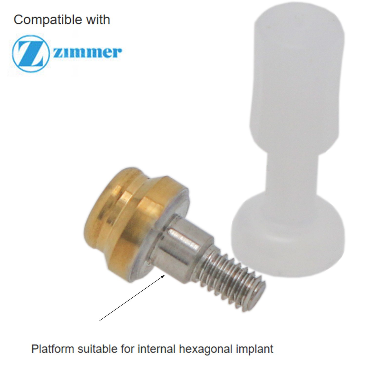 1Pcs Implant Removable Locat0r Abutment Diameter Ø3.5mm/4.5mm,For Zimmer MIS