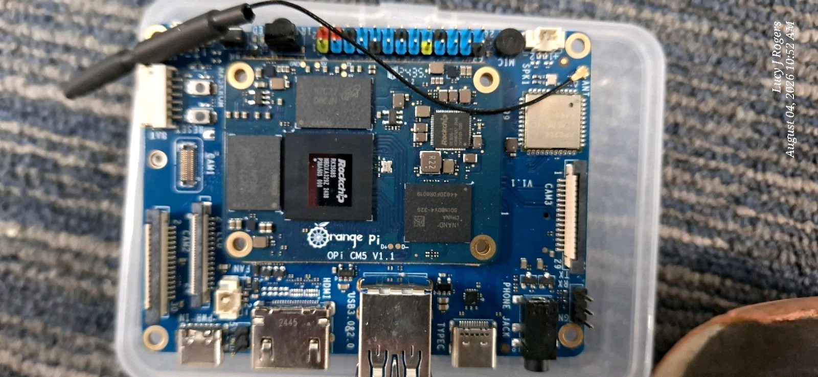 Orange Pi CM5 16gb Ram with tablet baseboard