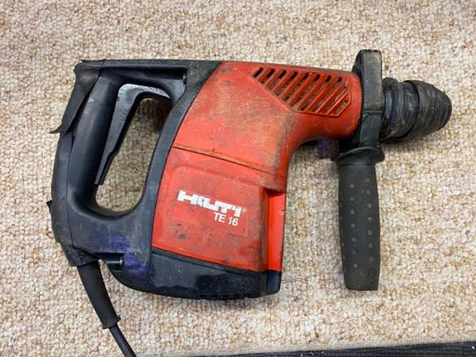 Working Hilti TE 16 Rotary Hammer Drill SDS Plus With Handle