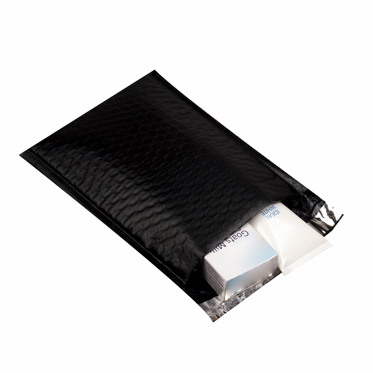 50 #0 Black Poly Bubble Padded Envelopes Shipping Mailers 6X10 (Inner 6×9)