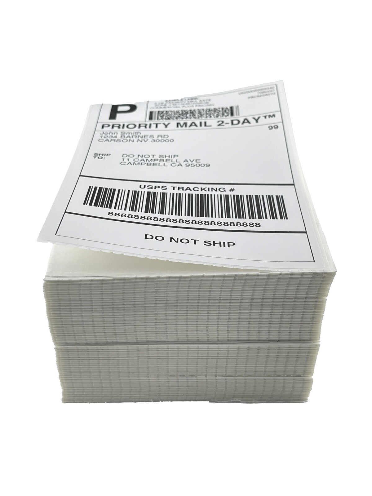 4000 Fanfold 4×6 Direct Thermal Labels Shipping / Barcode Labels Zebra UPS