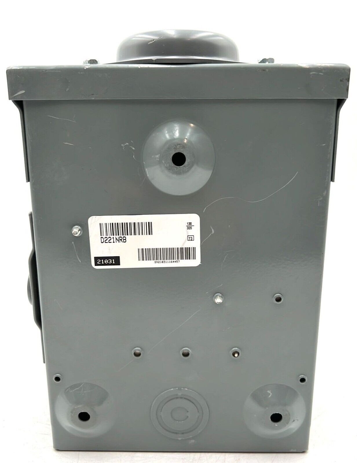 Square D D221NRB Safety Disconnect Switch 30A 2P 240V 1PH NEMA 3R Outdoor Used