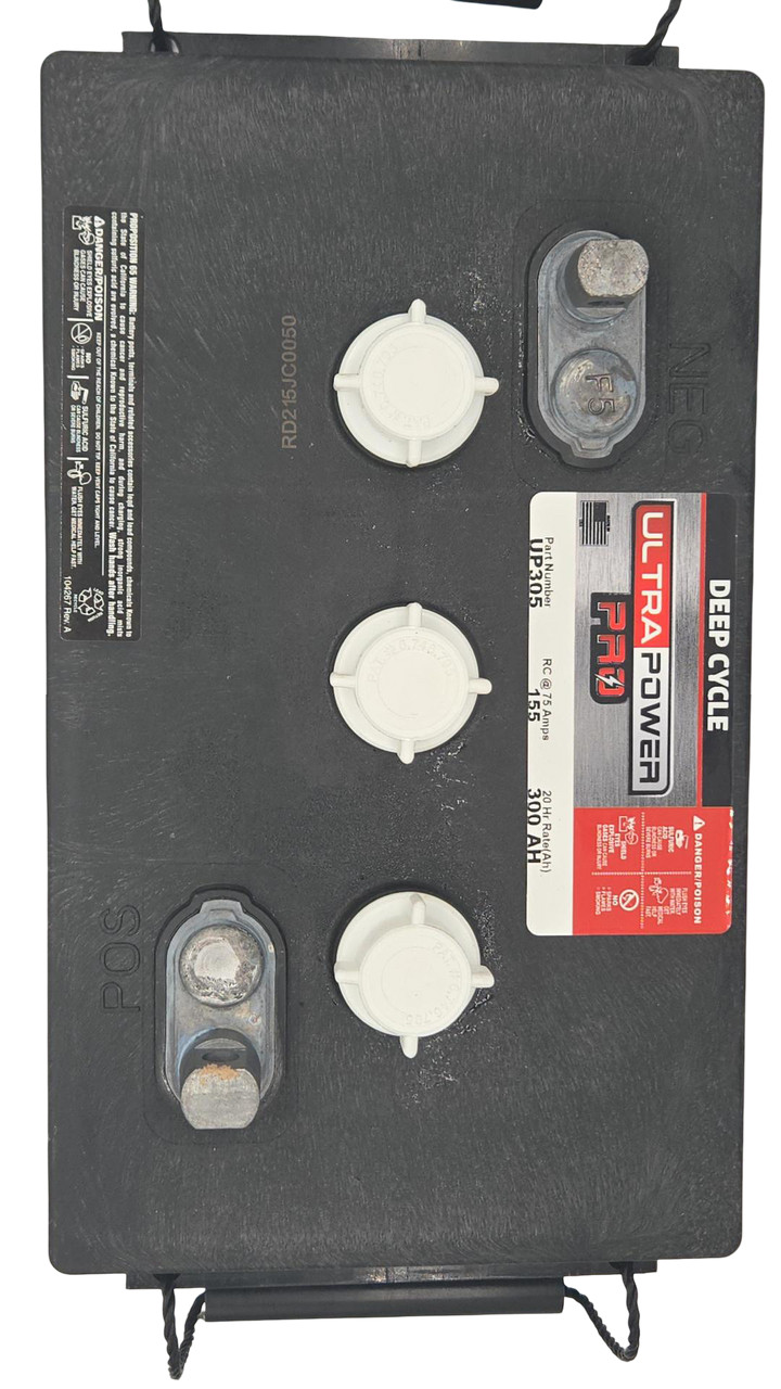 ULTRAPOWER Pro UP305 6V 300Ah EUTR Flooded Lead Acid Battery (Group 902 305)