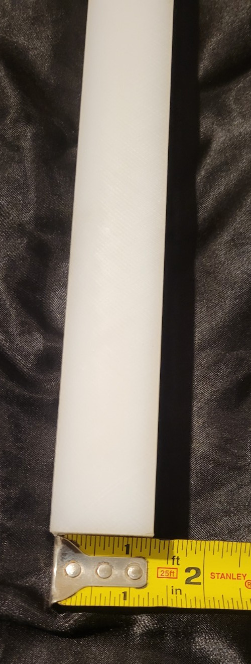 UHMW 1 1/4″ x 1 3/4″ x 12″ Bar Stock (1.250 x 1.750 x 12.000) INV#X-89