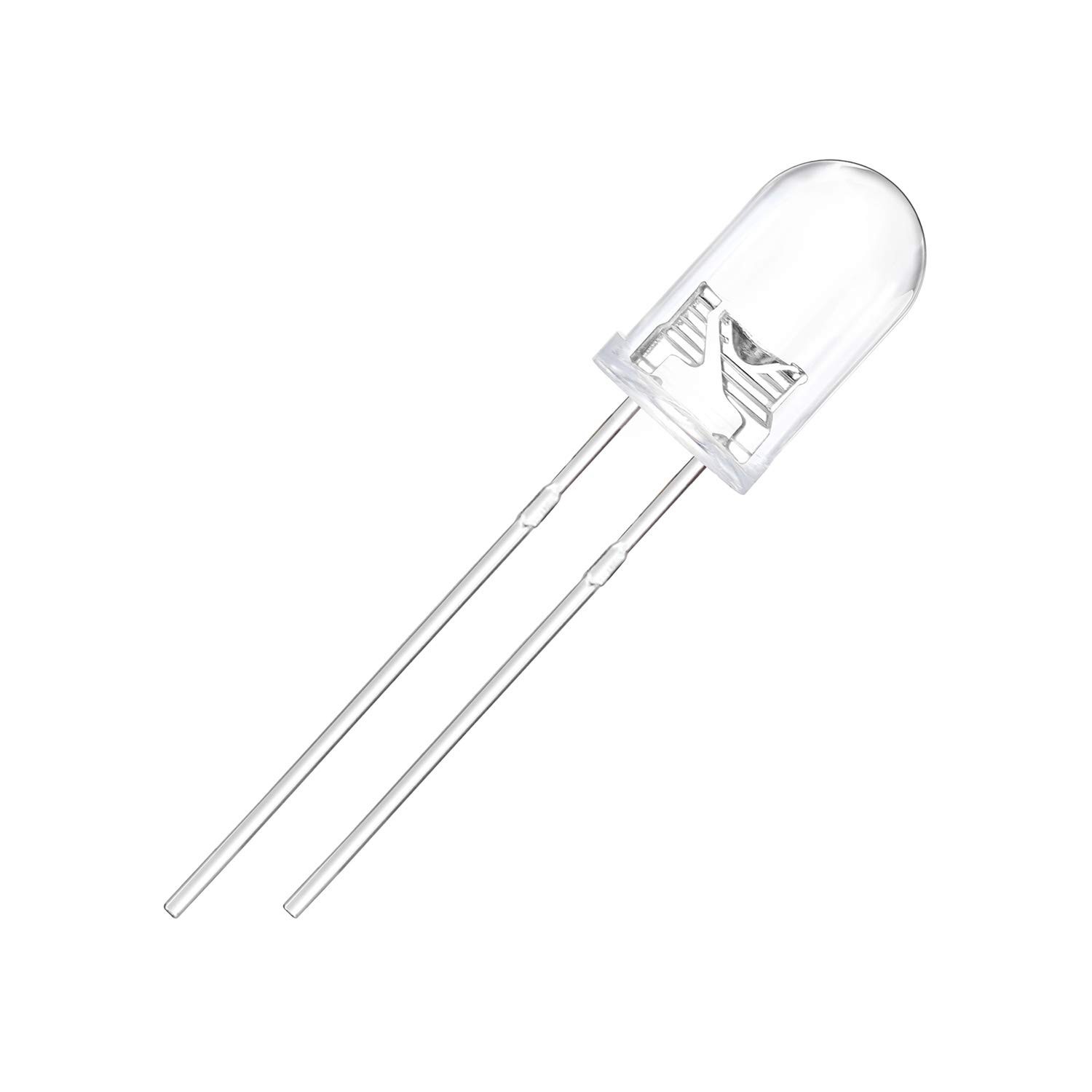 100 pcs 5mm Warm White LED Diodes – Bright Indoor Lighting for DIY Projects