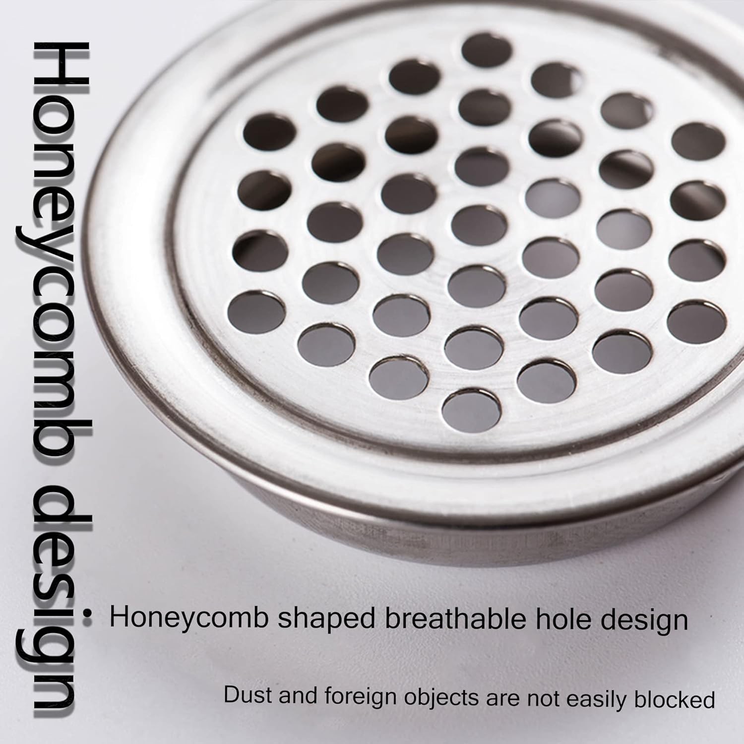 Stainless Steel Circular Soffit Vent 1 Inch Round Mesh Hole Louver Cover 20 Pack