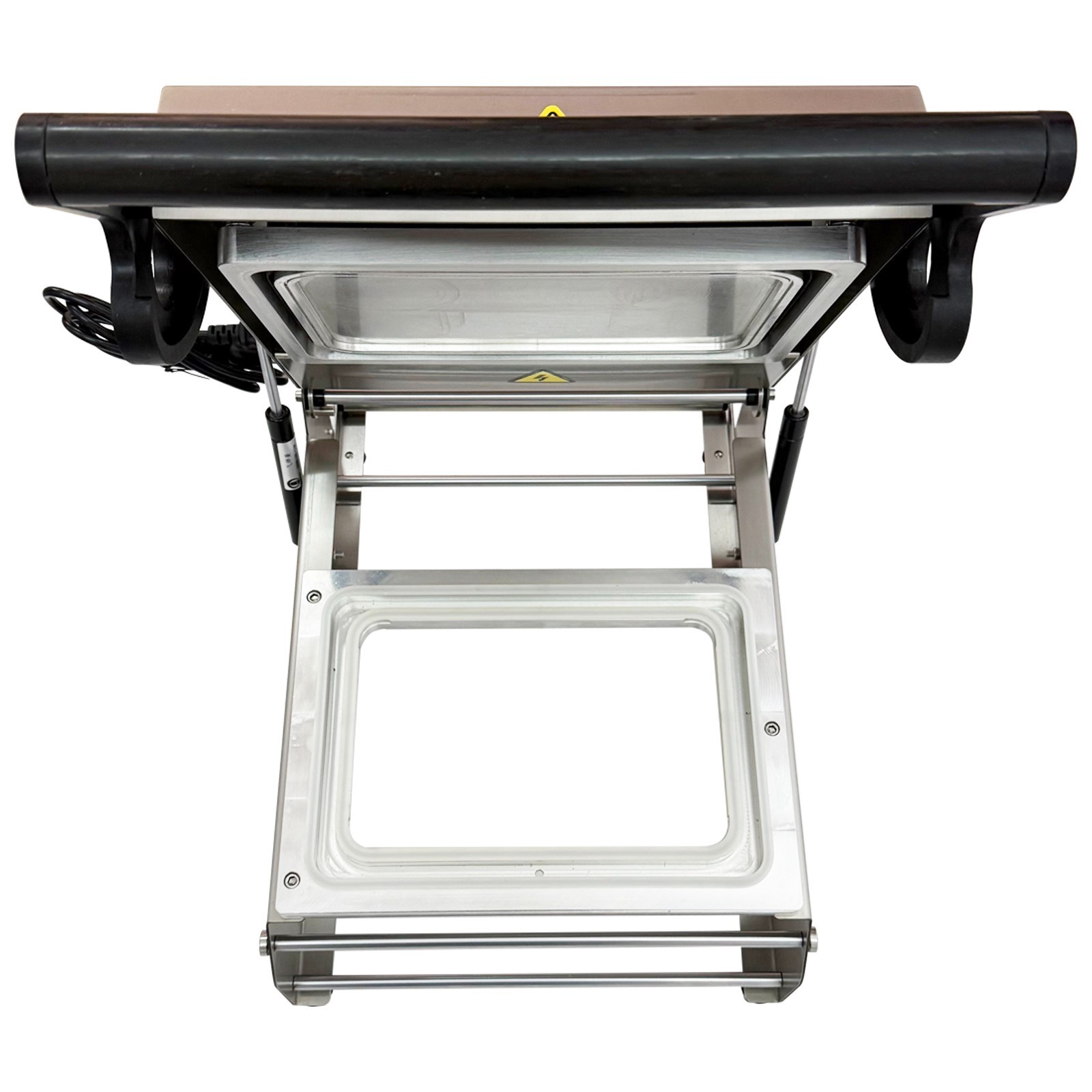 Hand-Operated Industrial Food Tray Sealer 0.8KW Manual Plastic Container Sealer