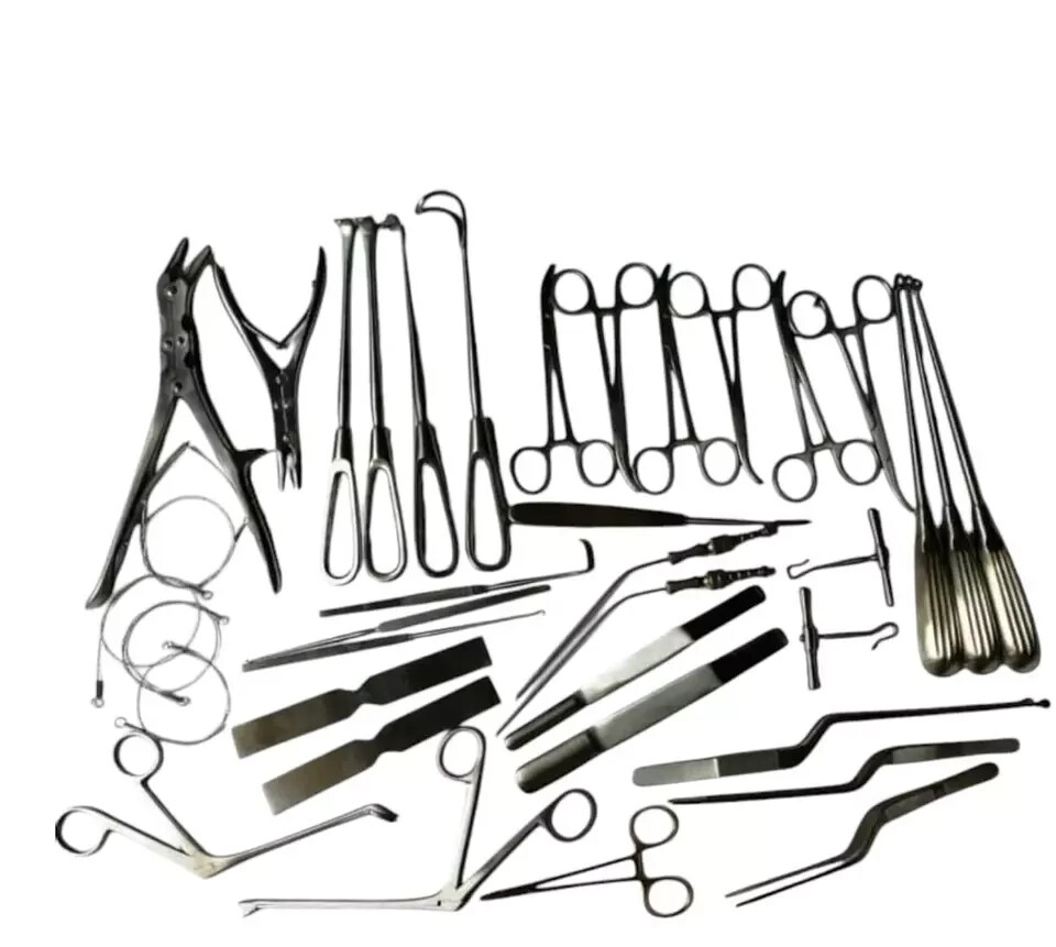 Orthopedic & Neurosurgical Craniotomy Instrument Set – 40 Pcs