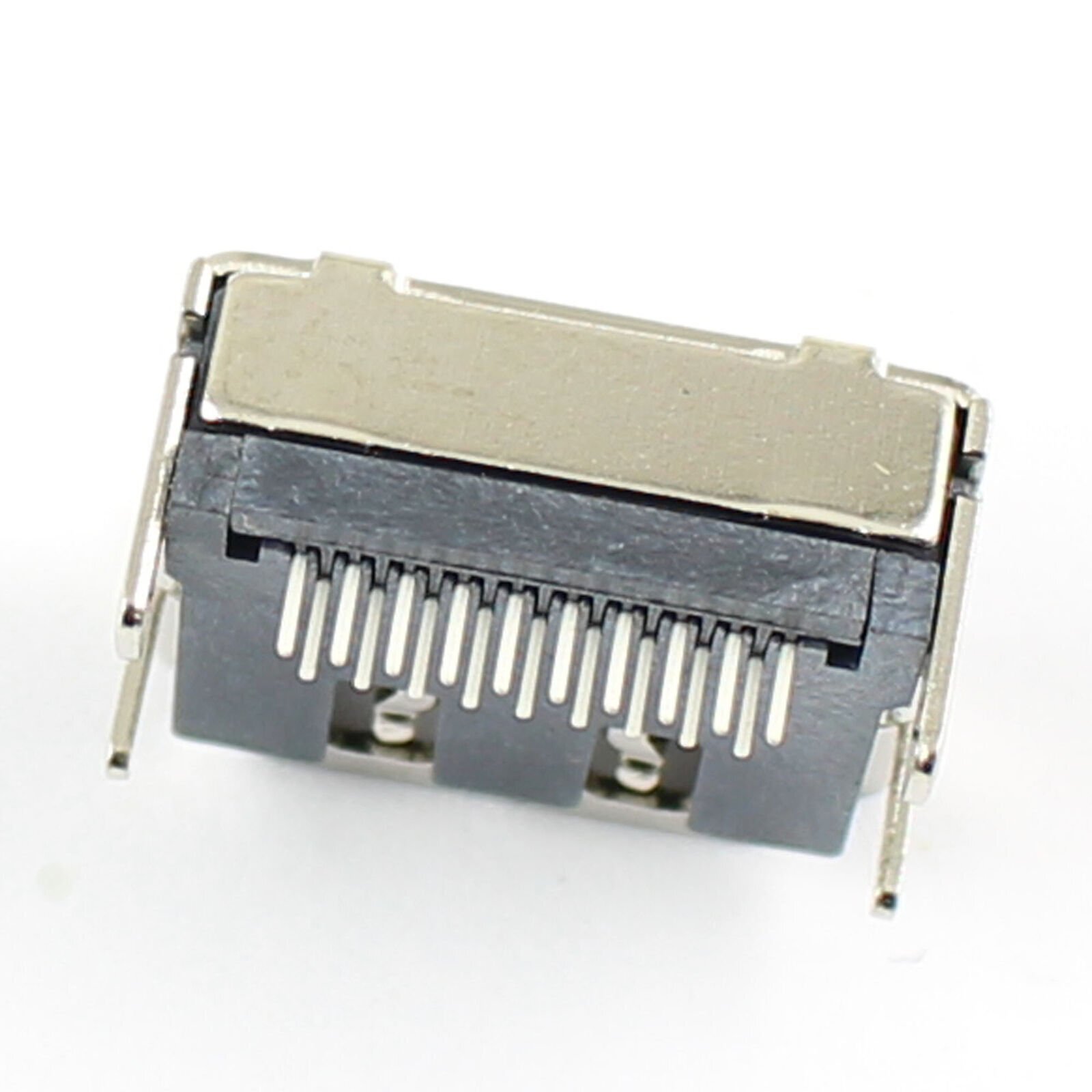 2Pcs New HDMI 19 Pin Female Right DIP PCB Socket Connector 4 Legs