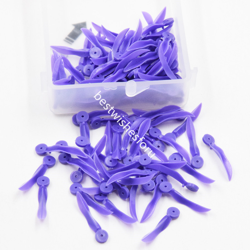 400* Dental Perforated Interdental Wedge with Hole Wave Shape Arc Concave Wedges